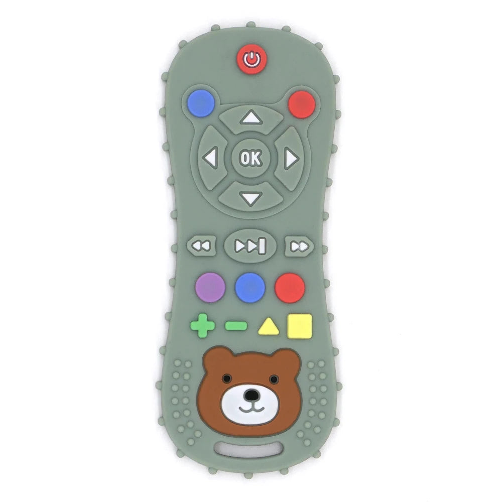 Silicone Baby Teether – TV Remote Control Shape Soothing Toy for Infants & Toddlers