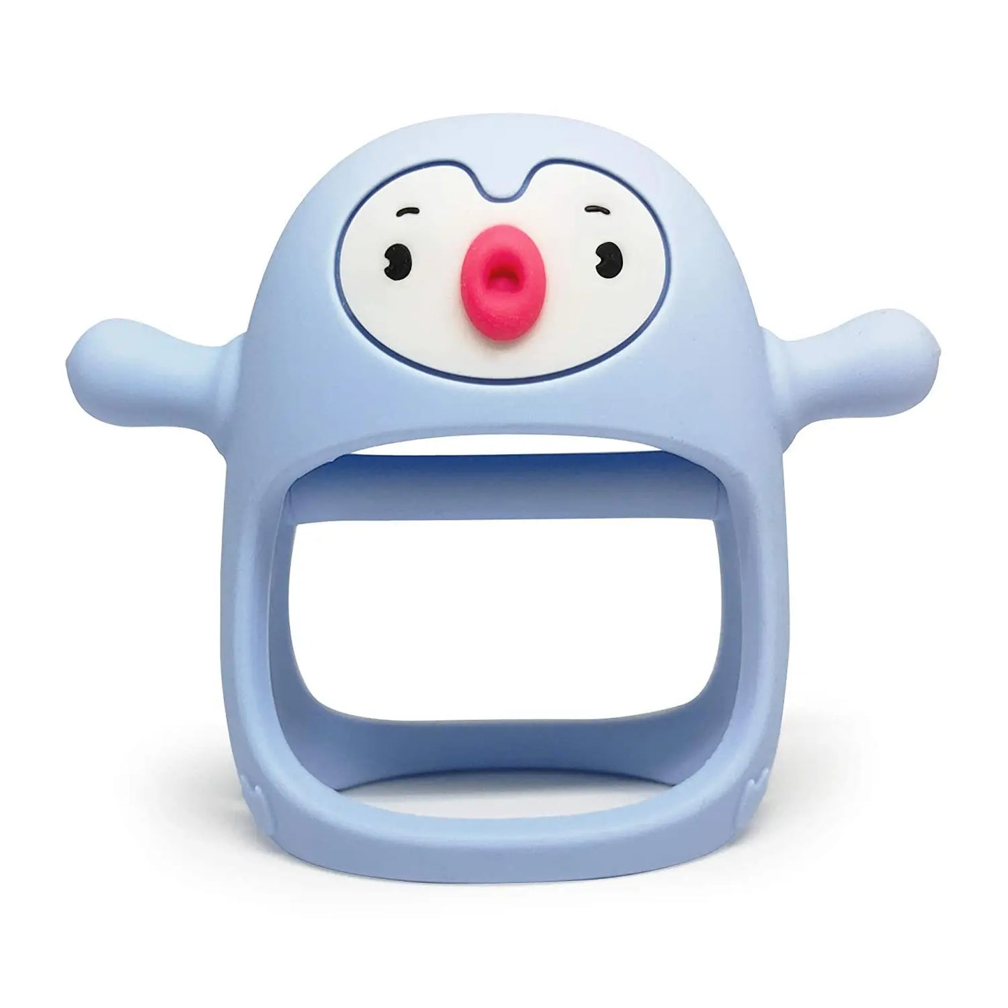 Penguin Silicone Teether for Babies - A Teether Pacifier for Newborns and Breastfeeding Babies