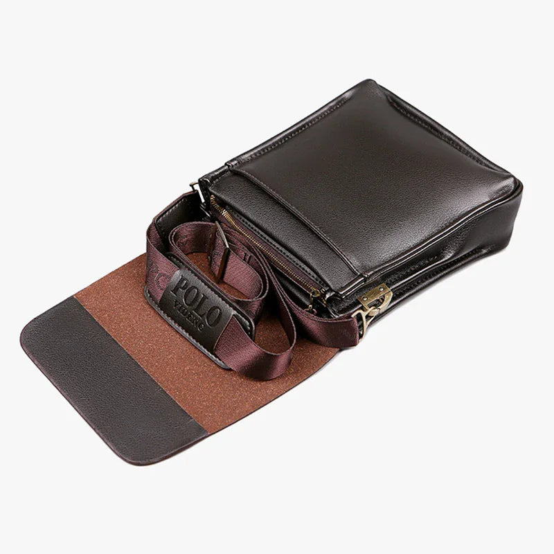 Men’s Polo Single Shoulder Bag – Trendy Vertical Crossbody Shoulder Bag