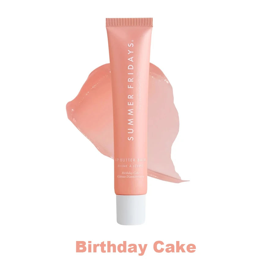Summer Friday’s Vanilla Beige Lip Balm – Moisturizing Transparent Lipstick & Gloss Set | Hydrating Soft Tube Lip Makeup