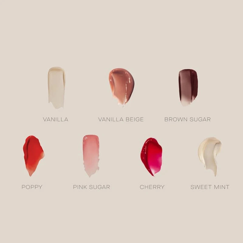 Summer Friday’s Vanilla Beige Lip Balm – Moisturizing Transparent Lipstick & Gloss Set | Hydrating Soft Tube Lip Makeup