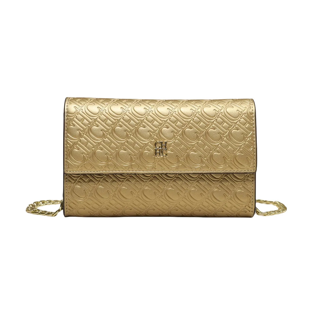 Ceiba Bags Women’s Crossbody Bag – Luxury Chain Shoulder Bag with Letter Design & Color Block Style