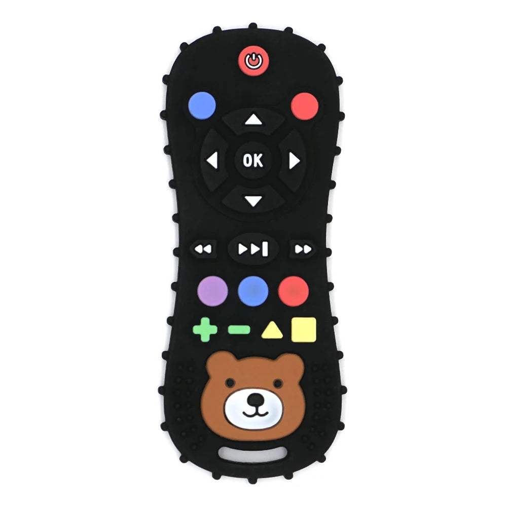Silicone Baby Teether – TV Remote Control Shape Soothing Toy for Infants & Toddlers