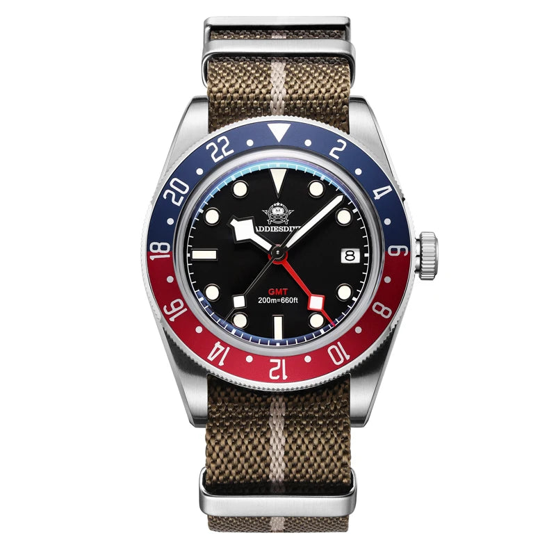 ADDIESDIVE Quartz Diver Watch – Men’s 20Bar Waterproof Sport Wristwatch with Bubble Mirror & Super Luminous Dial