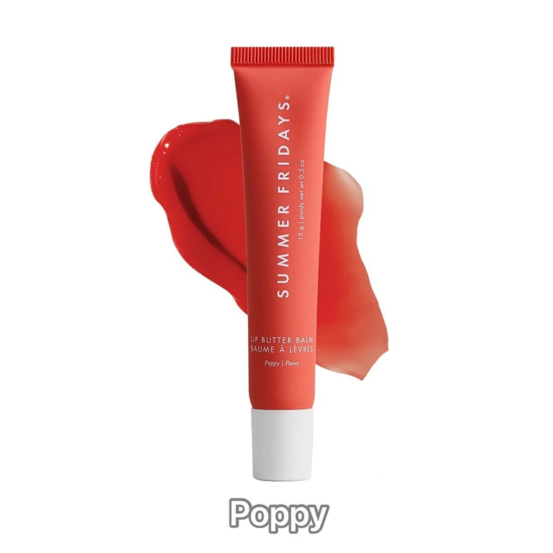 Summer Friday’s Vanilla Beige Lip Balm – Moisturizing Transparent Lipstick & Gloss Set | Hydrating Soft Tube Lip Makeup