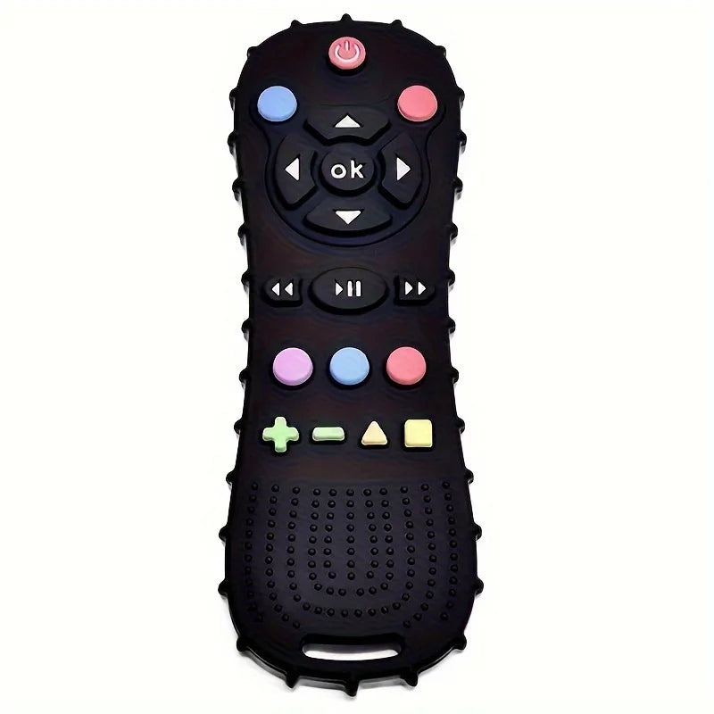 Silicone Baby Teether – TV Remote Control Shape Soothing Toy for Infants & Toddlers