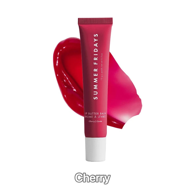 Summer Friday’s Vanilla Beige Lip Balm – Moisturizing Transparent Lipstick & Gloss Set | Hydrating Soft Tube Lip Makeup