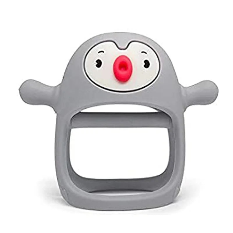 Penguin Silicone Teether for Babies - A Teether Pacifier for Newborns and Breastfeeding Babies