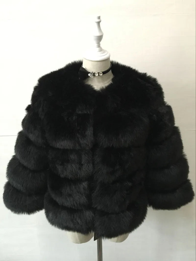 Women’s Faux Fur Jacket – Soft, Warm & Stylish Winter Coat