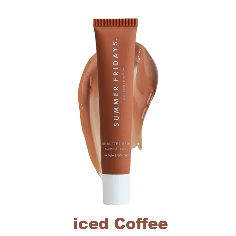 Summer Friday’s Vanilla Beige Lip Balm – Moisturizing Transparent Lipstick & Gloss Set | Hydrating Soft Tube Lip Makeup
