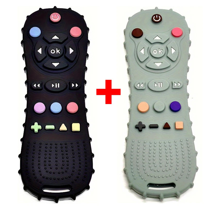 Silicone Baby Teether – TV Remote Control Shape Soothing Toy for Infants & Toddlers