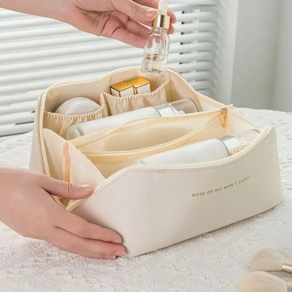 Luxury Makeup Organizer Bag – Travel Cosmetic Case