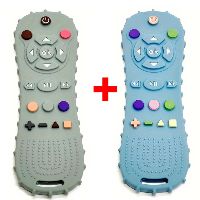 Silicone Baby Teether – TV Remote Control Shape Soothing Toy for Infants & Toddlers