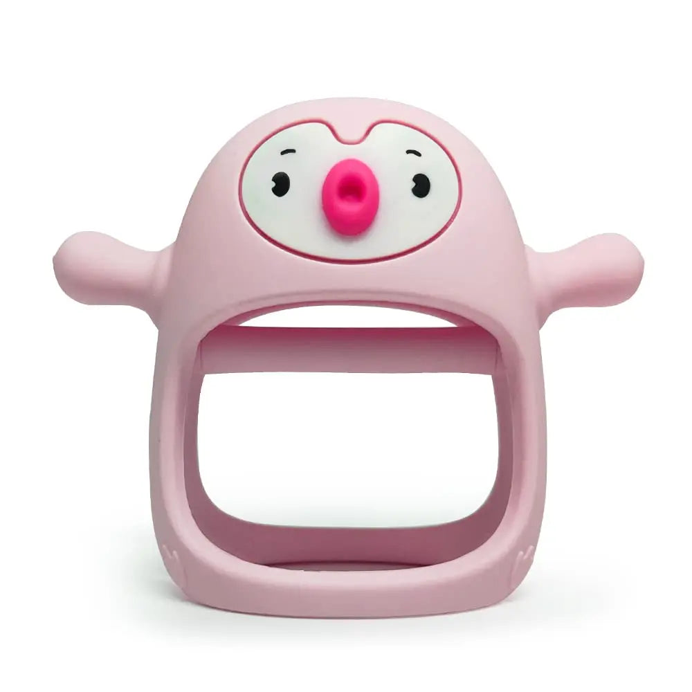 Penguin Silicone Teether for Babies - A Teether Pacifier for Newborns and Breastfeeding Babies