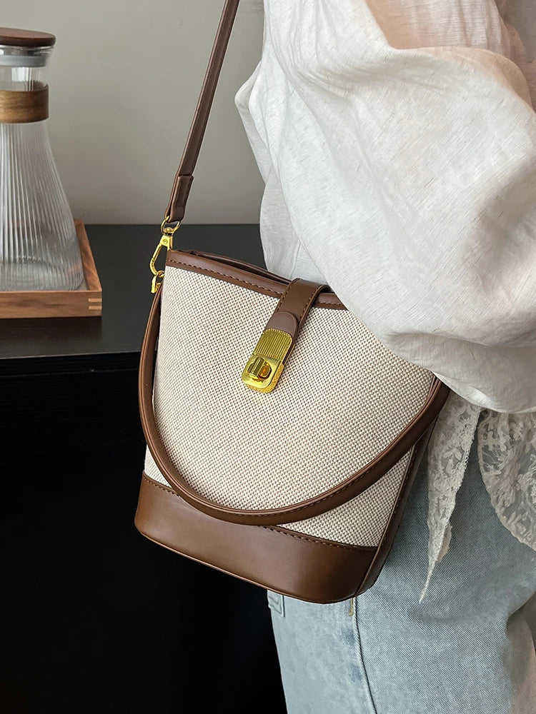 Women’s Small Crossbody Bag – Fashion Bucket Shoulder Bag & Summer Handbag Purse