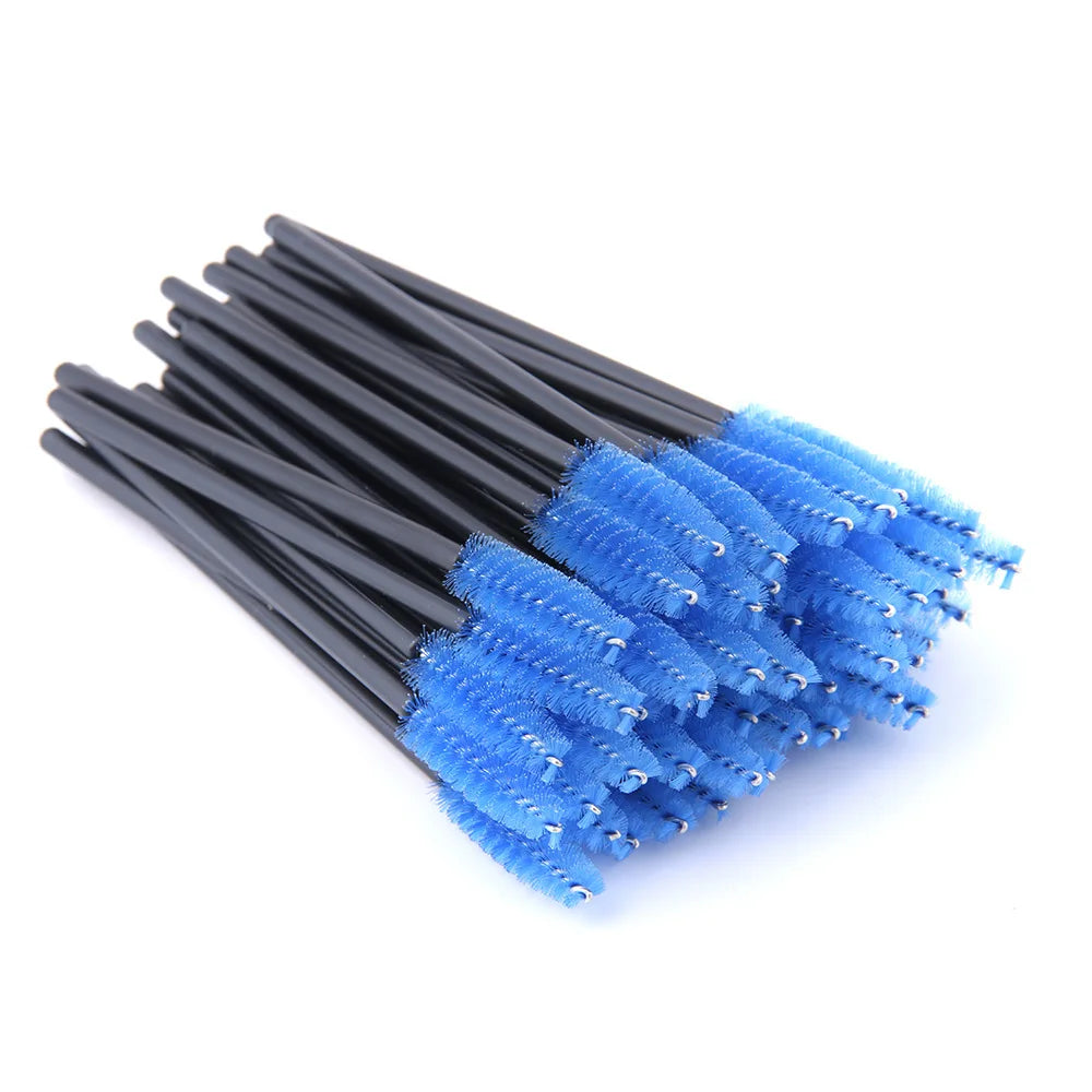 Disposable Eyelash Brushes – Mascara Wands Applicator Spoolers Makeup Tools for Lash & Brow Grooming