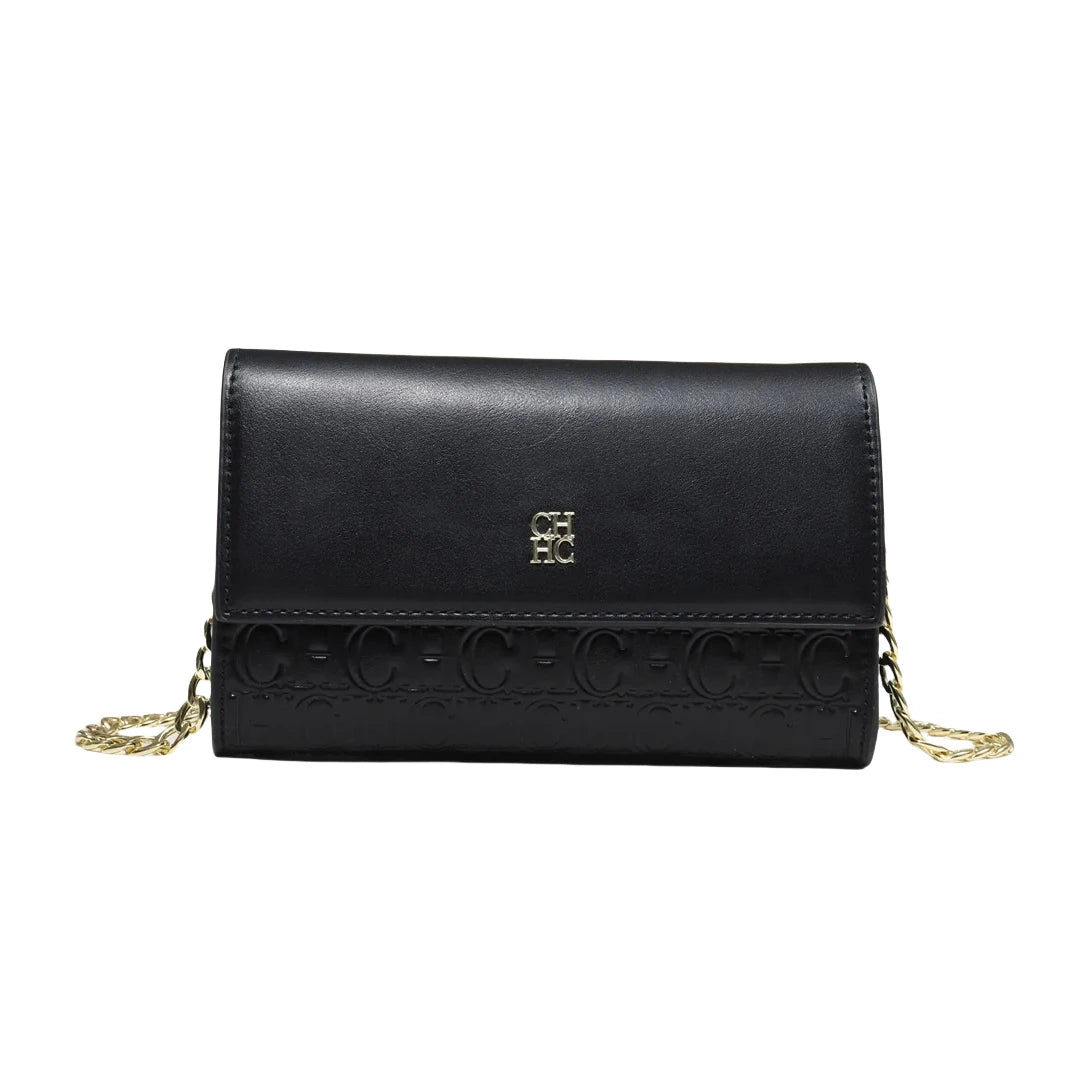 Ceiba Bags Women’s Crossbody Bag – Luxury Chain Shoulder Bag with Letter Design & Color Block Style