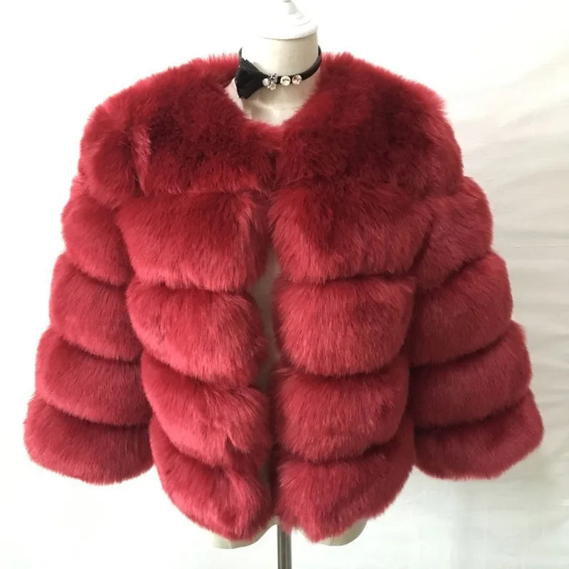 Women’s Faux Fur Jacket – Soft, Warm & Stylish Winter Coat