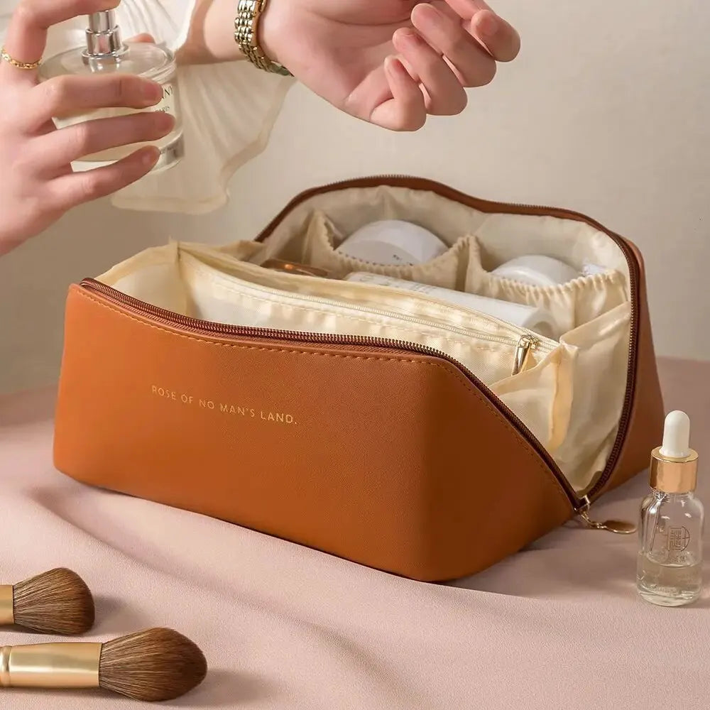 Luxury Makeup Organizer Bag – Travel Cosmetic Case