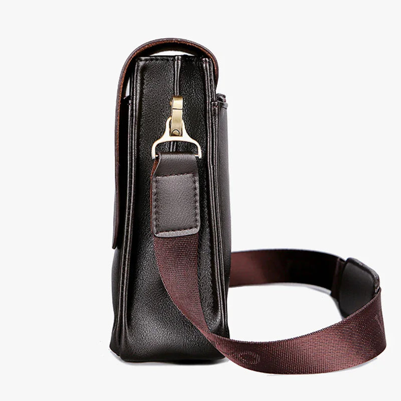 Men’s Polo Single Shoulder Bag – Trendy Vertical Crossbody Shoulder Bag