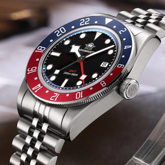 ADDIESDIVE Quartz Diver Watch – Men’s 20Bar Waterproof Sport Wristwatch with Bubble Mirror & Super Luminous Dial