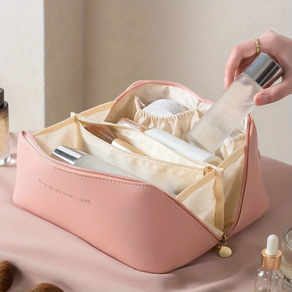Luxury Makeup Organizer Bag – Travel Cosmetic Case