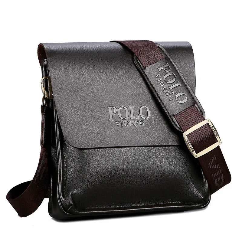 Men’s Polo Single Shoulder Bag – Trendy Vertical Crossbody Shoulder Bag
