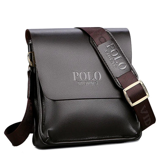 Men’s Polo Single Shoulder Bag – Trendy Vertical Crossbody Shoulder Bag
